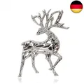 Produktbild: Yienate Mode Elch Brosche Schön Weihnachten Kitz Stift Sohn des Waldes Korsage