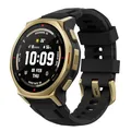 Produktbild: Amazfit T-Rex 3 Pro Outdoor Smartwatch 44 mm Saphir-AMOLED, Taschenlampe, Titanlünette, Dual-Band GPS, Offline-Karten, bis zu 17 Tage Akku, 10 ATM, 180+ Sportmodi, Android & iPhone, Schwarzgold