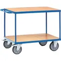Produktbild: Fetra Tischwagen 2403, aus Metall und Holz, mit 2 Etagen, Tragkraft 600kg, 1200 x 800mm