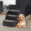 Produktbild: Hundetreppe klappbar 3 Stufen schwarz