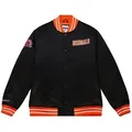Produktbild: Cincinnati Bengals NFL Mitchell & Ness Heavyweight Satin Jacke Schwarz-L - Schwarz - L