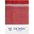 Produktbild: Ross 3er Pack Zwirn Halbleinen Geschirrtücher Streifenfond 50x70 cm | rot - rot