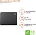 Produktbild: Gigaset DECT Basisstation Box 100 unterstützt 6 Mobilteile, schwarz 