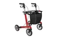 Produktbild: Rehasense Carbon Rollator Athlon SL mit Softbereifung M Rot