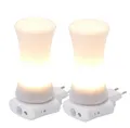 Produktbild: Northpoint LED Steckdosen Nachtlicht Taschenlampe Weiß Wandleuchte Multifunktion Bewegungsmelder Induktionsladung Akku Notlicht Notlampe Stromausfall (Multileuchte Zylinder 2er-Set)