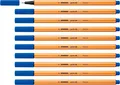 Produktbild: STABILO - Fineliner - point 88 - 10er Pack - blau