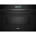 Produktbild: Siemens CM776GKB1 Einbau-Kompaktbackofen Mit Mikrowellenfunktion: iQ700 & DampfPlus