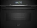 Produktbild: Siemens CM776GKB1 Einbau-Kompaktbackofen Mit Mikrowellenfunktion: iQ700 & DampfP