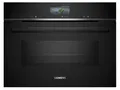 Produktbild: Siemens CM776GKB1 iQ700 Einbaukompaktbackofen mit Mikrowellenfunktion, 900 W, 59