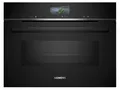 Produktbild: Siemens CM776GKB1 iQ700 Einbaukompaktbackofen mit Mikrowellenfunktion, 900 W, 59
