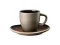 Produktbild: Rosenthal Espressotasse Junto Bronze Espressotasse mit Untertasse, Steinzeug