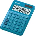 Produktbild: CASIO Tischrechner MS-20UC-BU, 12-stellig, in Trendfarben, Steuerberechnung, Zei