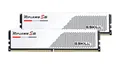 Produktbild: G.Skill Ripjaws S5 Intel 64GB (2x 32GB) Kit 6000 MHz weiß F5-6000J3040G32GX2-RS5W