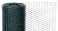 Produktbild: PROREGAL Maschendrahtzaun Sechseckgeflecht KEEPY | Höhe 1,0 Meter, Länge 25 Meter, Maschenweite 20mm, Drahtstärke 1,0mm PVC-Beschichtet Grün | Drahtzaun Hasendraht Kaninchendraht Hühnerdraht Drahtzaun