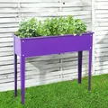 Produktbild: Floraworld Metall-Hochbeet Größe 3 anthrazit matt 100 x 40 x 80 cm