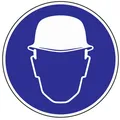Produktbild: HP Autozubehör Gebotszeichen ASR A1.3/BGV A8 Kopfschutz benutzen Kunststoff (3000277505)