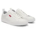 Produktbild: HUGO Morrie Tenn Sneaker, Halbschuh, Freizeitsneaker, Schnürschuh in schmaler Form weiß 40 EU