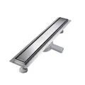 Produktbild: Duschrinne 90 cm, Befliesbar Duschrinne extra flach, Edelstahl Bodenablauf Ko...