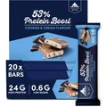 Produktbild: 53% Protein Boost Bar - 20x45g - Cookies & Cream