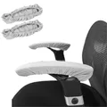 Produktbild: Tissting Bürostuhl Armbezug, Elastischer Stretch Armlehnenbezug Abnehmbar für Bürostuhl Rollstuhl Computerstuhl, 22 * 6,5 cm, Hochelastisches Material, Armlehnenpolster für Home Office Gaming Stuhl