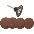 Produktbild: Set 5 Pz Dischiabrasivi 50 MM Mit Adatt Code bgs8590 FBGS8590 BGS Werkstatt
