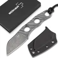 Produktbild: BÖKER PLUS® Kazhan Neck Knife - feststehendes EDC Neck Knife mit 5,7 cm D2 Sheepfoot-Klinge - Backup Halsmesser mit Kydex-Scheide - EDC Nackenmesser mit Kugel-Kette