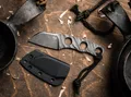 Produktbild: Böker Plus Kazhan Messer Neckknife D2 Stahl Kydexscheide Krava Design