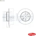 Produktbild: 2x BREMSSCHEIBE BG2258 FÜR RENAULT CLIO/�/Hatchback/Van SUPER TWINGO LUTECIA