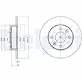 Produktbild: 2x DELPHI Bremsscheibe BG2258 für RENAULT