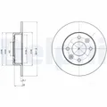 Produktbild: 2x Bremsscheibe DELPHI BG2258 passend für RENAULT