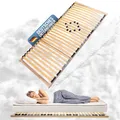 Produktbild: Coemo Stabiler 7-Zonen Lattenrost Basic | Lattenrahmen starr 90 x 210 cm | 30 Leisten | Duo-Kappen | Härtegrad-Regulierung 5-Fach einstellbar | Bettrahmen Buche Rahmen | Made in Europe