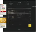 Produktbild: Exquisit Einbaubackofen EBE278-U-020 schwarz | Energieeffizienzklasse A | 75,6 l Garraum | Einbaubackofen 60 cm