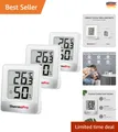 Produktbild: TP49W-3 digitales Mini Thermo-Hygrometer Thermometer innen Raumthermometer 3 ...