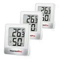 Produktbild: ThermoPro TP49W-3 digitales Mini Thermohygrometer Thermometer Innen Feuchtigkeit