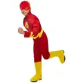 Produktbild: Metamorph Kostüm The Flash Faschingskostüm Kinder - Karnevalskostüm, Als superschneller Superheld bist Du der Renner! rot 128