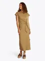 Produktbild: Tommy Hilfiger Midikleid KNOT BOAT-NK MIDI DRESS SS mit Knotendetail