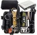Produktbild: ISO TRADE Survival Knife Überlebensset 32 in 1 Outdoor Kit, (Spar-Set, 32 St., Überlebensset), perfekt für verschiedene Arten von Expeditionen: