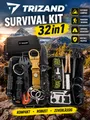 Produktbild: Survival Set 32in1 Überlebenskit Outdoor Notfall Camping Wandern Angeln Neu