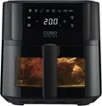 Produktbild: Caso AirFry 6.0 Airfryer Heißluftfritteuse 6 Liter Korb mit Sichtfenster Schwarz