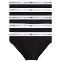 Produktbild: Tommy Hilfiger Signature CTN ESS Herren 5er-Pack Slips Schwarz/Schwarz/Schwarz/Schwarz/Schwarz Größe LG