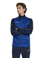Produktbild: Craft Sport-Trainingsjacke Squad 2.0 Full Zip (mit Seitentaschen, elastisch Funktionsmaterial) kobaltblau Herren