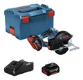 Produktbild: Bosch Professional Akku-Kreissäge GKM 18V-50 mit 2x Akku 5 Ah - in L-BOXX 238 - 06016B8002