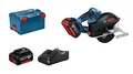 Produktbild: Bosch Professional Akku-Kreissäge GKM 18V-50 (schnellerer Arbeitsfortschritt, weniger Funken und Späne, mit 2x 5,0 AH Akku, Ladegerät GAL 18V-40, 1 Kreissägeblatt, ohne Akkus und Ladegerät, in L-BOXX)