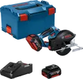 Produktbild: Bosch GKM 18V-50 Akku-Metall-Handkreissäge mit 2x5,0 Ah und Lader in L-Boxx 238