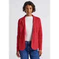 Produktbild: Kurzblazer STREET ONE, Damen, Gr. 44, grün (racing rot), Web, Obermaterial: 93% Baumwolle, 7% Elasthan; Futter: 100% Elasthan, unifarben, normal normal, V-Ausschnitt, abgesteppt, Blazer Kurzblazer, aus Baumwolle mit Stretchanteil