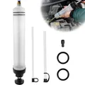 Produktbild: Ölabsaugpumpe 500ml Handpumpe, Ölansaugpumpe, Ölspritze mit 2 Schlauch und Ein Paar Ersatzgummiringe, Geeignet für Bremsflüssigkeit, Getriebeöle, Kühlmittel, Motor, Ölabsauger Umfüllpumpe