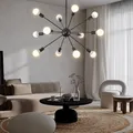 Produktbild: BRIMETI Vintage Sputnik 12 Flammig Deckenleuchte Industrielle Kronleuchter mit E27 Basis Hängelampe Retro Deckenlampe Leuchter, für Wohnzimmer Esszimmer Flur Restaurant Hotel Café (No Glühbirnen)