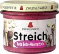 Produktbild: (19,44 EUR/kg) Zwergenwiese Rote-Bete-Meerrettich Streich 180g, BIO