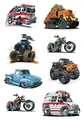 Produktbild: HERMA 3085 10x Sticker DECOR American Cars