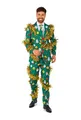 Produktbild: Suitmeister Herren Weihnachtslorbeeranzug - Weihnachtsoutfit mit Girlande - Inklusive Blazer, Hose und Krawatte - Grün